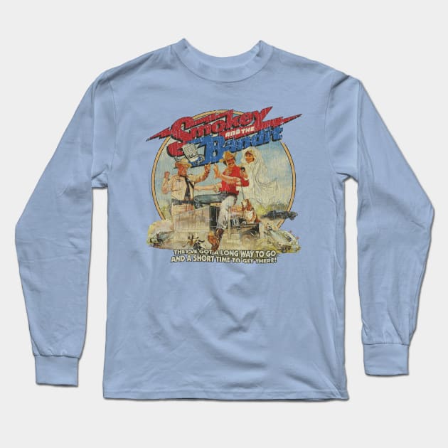 Smokey and the Bandit 1977 Long Sleeve T-Shirt by JCD666